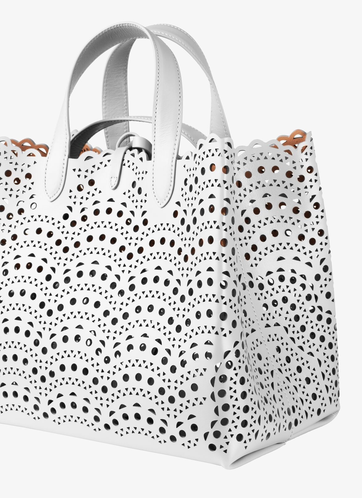 Frida 24 Tote Bag ALAÏA WHITE FRIDA 24 TOTE BAG